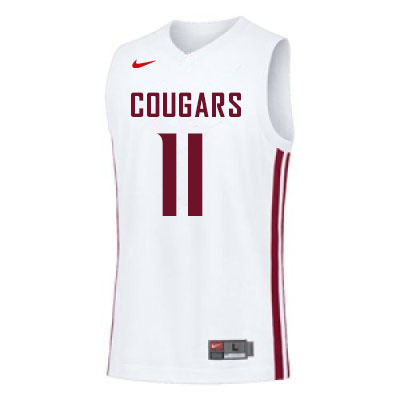 Washington State Cougars #11 DJ Rodman College Basketball Jerseys Sale-White